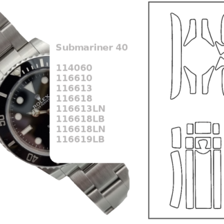 Schutzfolien 2er SET passend für Rolex Submariner 40 116610 #US001